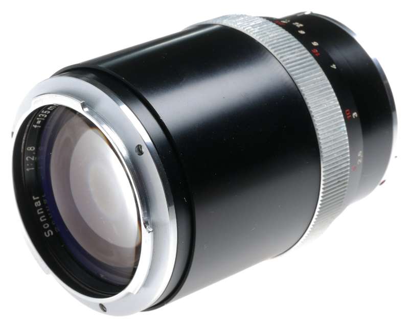 Carl Zeiss Sonnar 1:2.8 f=135mm Contarex Camera Telephoto Lens