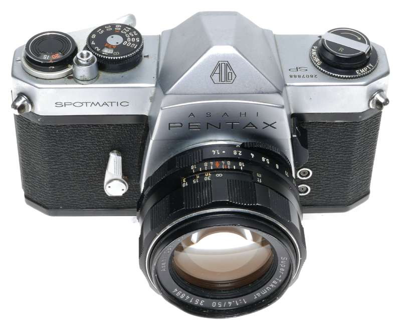 Asahi Pentax Spotmatic SP 1000 SLR Camera Nr.2807888 1:1.4/50 Lens