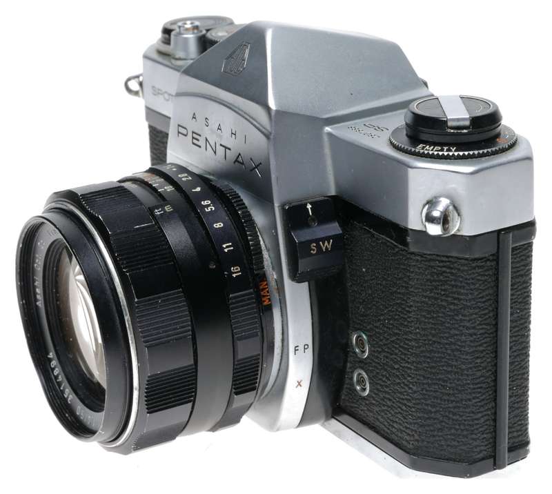 Asahi Pentax Spotmatic SP 1000 SLR Camera Nr.2807888 1:1.4/50 Lens
