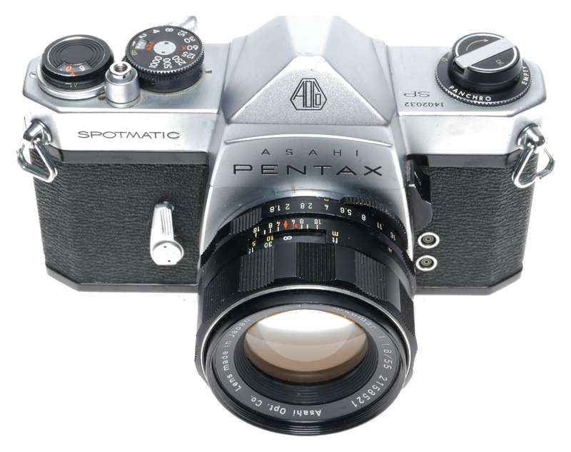 Asahi Pentax Spotmatic SP 1000 Nr.1402034 SLR Camera 1:1.8/55 Lens