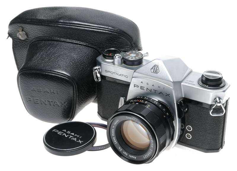 Asahi Pentax Spotmatic SP 1000 Nr.1402034 SLR Camera 1:1.8/55 Lens