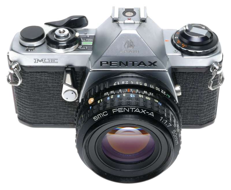 Asahi Pentax ME SLR Film Camera SMC Pentax-A 1.7/50mm