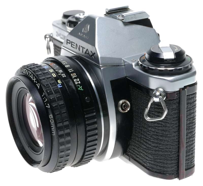 Asahi Pentax ME SLR Film Camera SMC Pentax-A 1.7/50mm