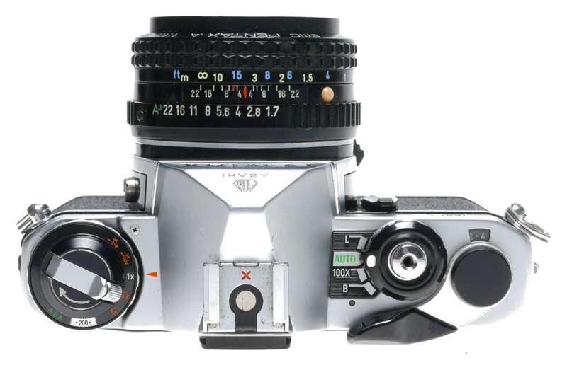 Asahi Pentax ME SLR Film Camera SMC Pentax-A 1.7/50mm