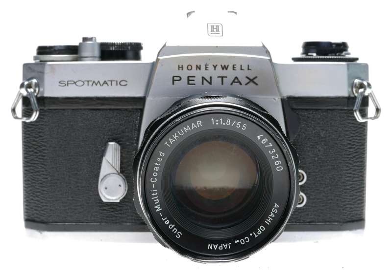 Honeywell Pentax Spotmatic SPII 35mm SLR Camera 1.8/55 Lens