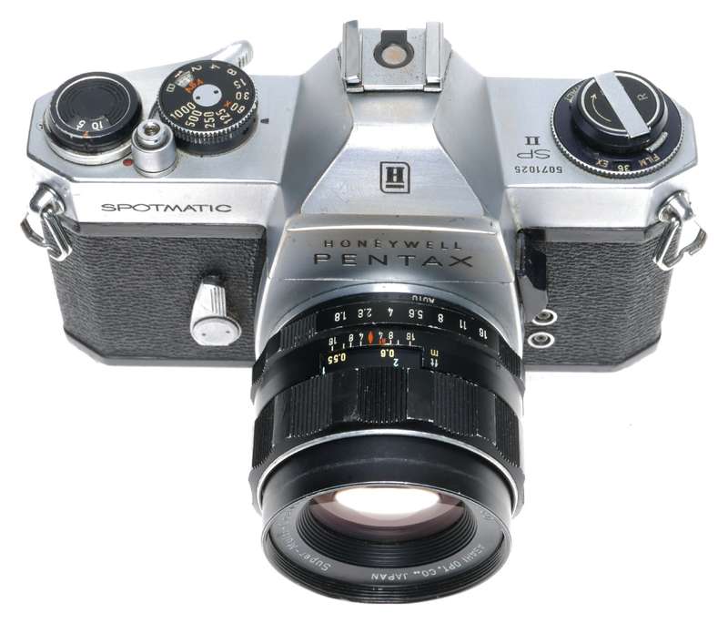 Honeywell Pentax Spotmatic SPII 35mm SLR Camera 1.8/55 Lens