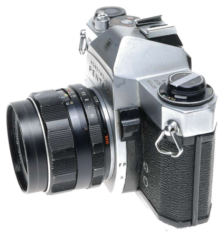 Honeywell Pentax Spotmatic SPII 35mm SLR Camera 1.8/55 Lens