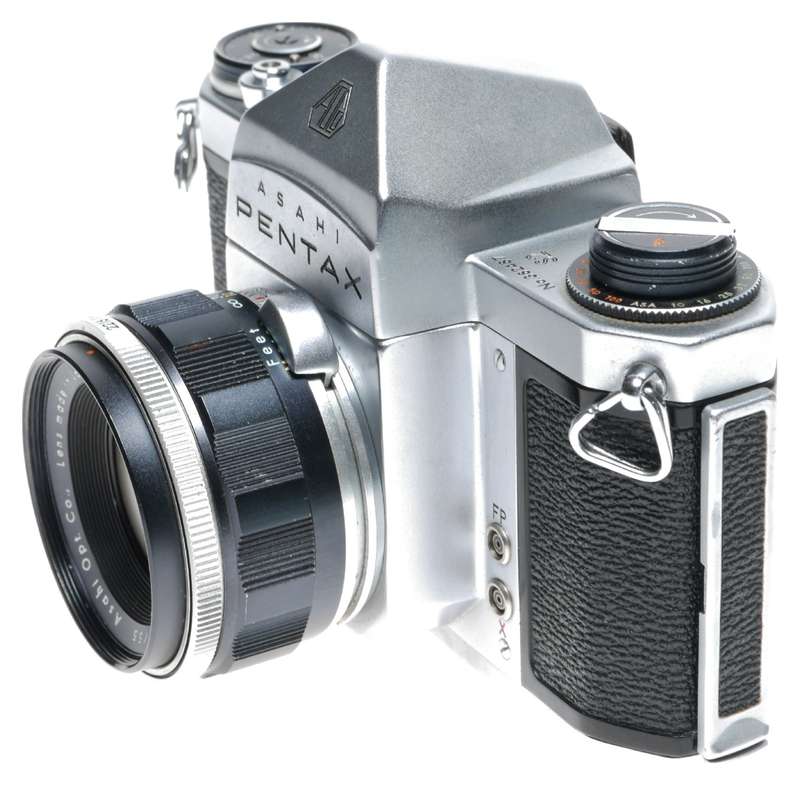 Asahi Pentax S2 35mm SLR Camera Auto-Takumar 1:2/55 Lens