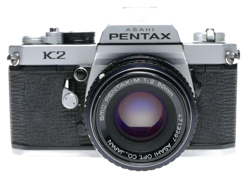 Asahi Pentax K2 35mm SLR Camera SMC Pentax-M Lens 1:2/50mm
