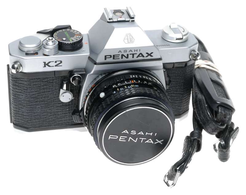 Asahi Pentax K2 35mm SLR Camera SMC Pentax-M Lens 1:2/50mm