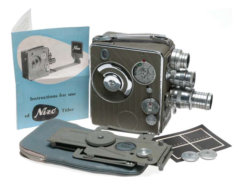 Nizo Heliomatic Double 8 Mod.S2R Cine Camera Titler Exposomat
