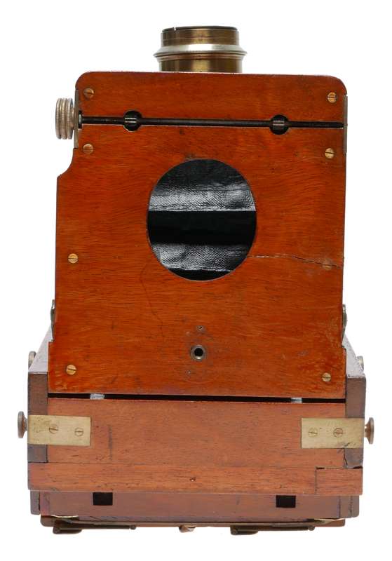 J.Lancaster 1899 BB Instantograph Wood 1/4 Plate Camera Brass Lens