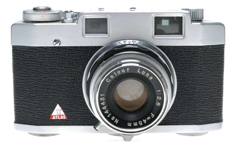 Atlas 35 Deluxe Rangefinder Film Camera Colour Luna F:45mm 1:2.8