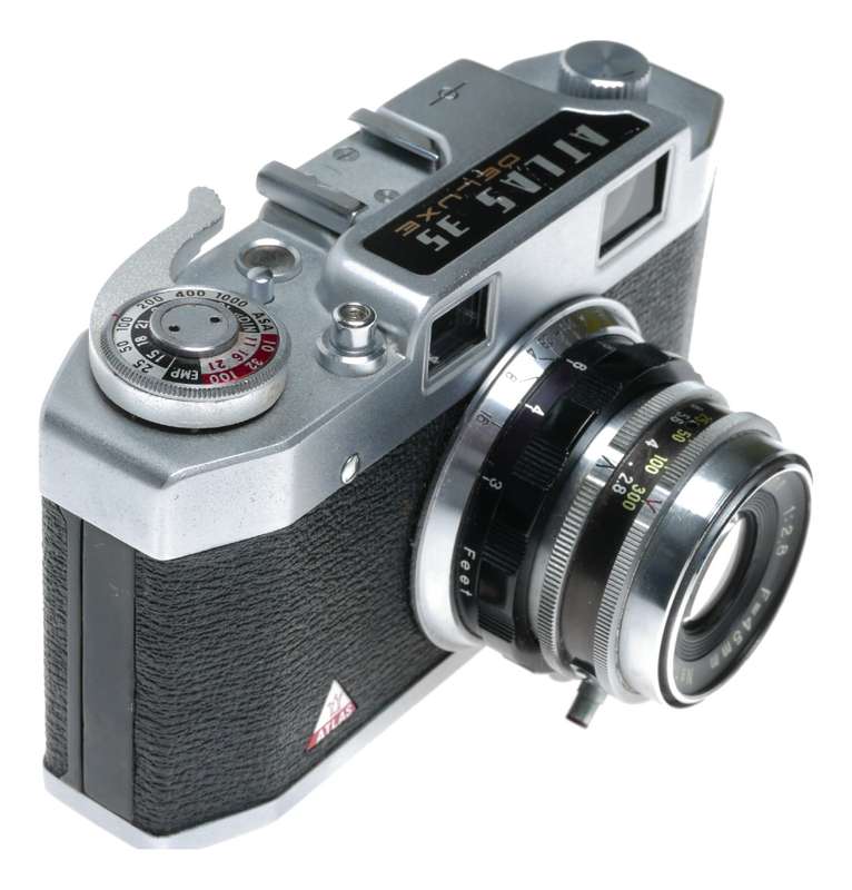 Atlas 35 Deluxe Rangefinder Film Camera Colour Luna F:45mm 1:2.8