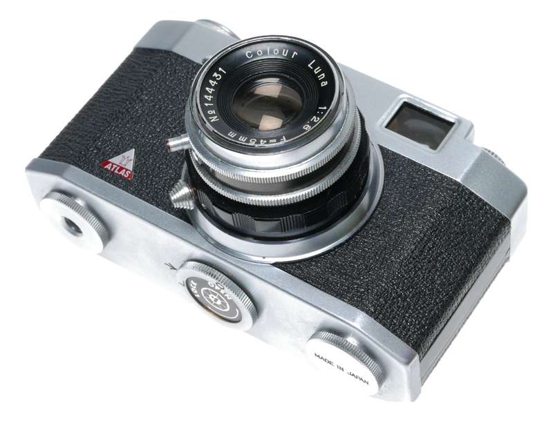 Atlas 35 Deluxe Rangefinder Film Camera Colour Luna F:45mm 1:2.8