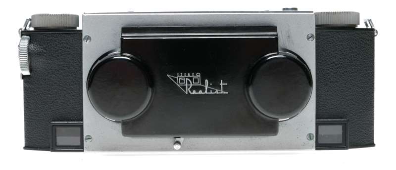David White Realist Stereo Film Camera f3.5 Model 1041 in Pouch
