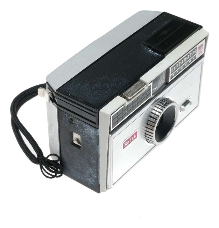 Kodak Instamatic 100 Flash Cube 126 Film Camera Original Box Instructions