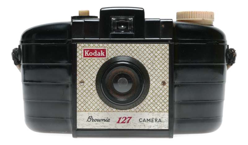Kodak Brownie 127 Second Model Bakelite 6x4cm Camera