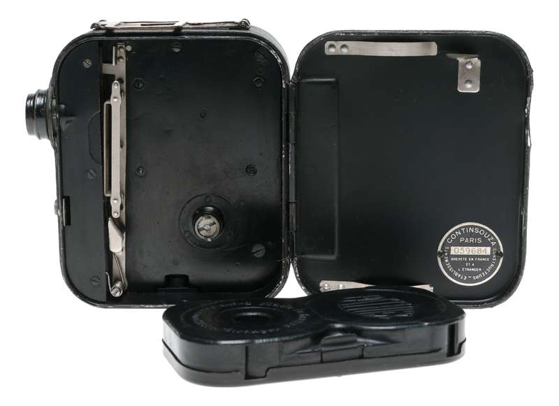 Pathe Frere Baby 9.5mm Cine Camera Hermagis Paris 3.5 F=20mm