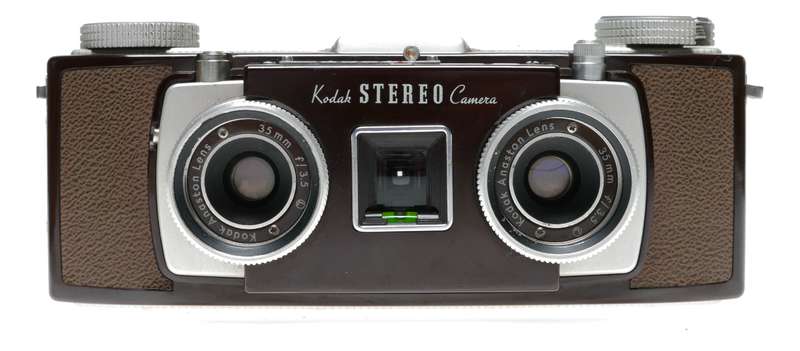 Kodak Stereo 35 Bakelite 24x24 Camera Anaston 35mm f/3.5