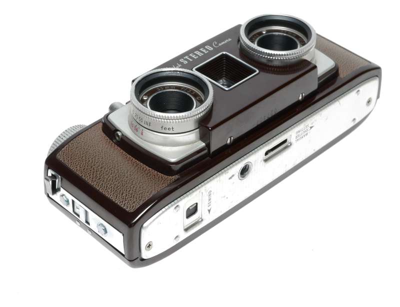 Kodak Stereo 35 Bakelite 24x24 Camera Anaston 35mm f/3.5
