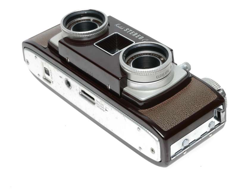 Kodak Stereo 35 Bakelite 24x24 Camera Anaston 35mm f/3.5