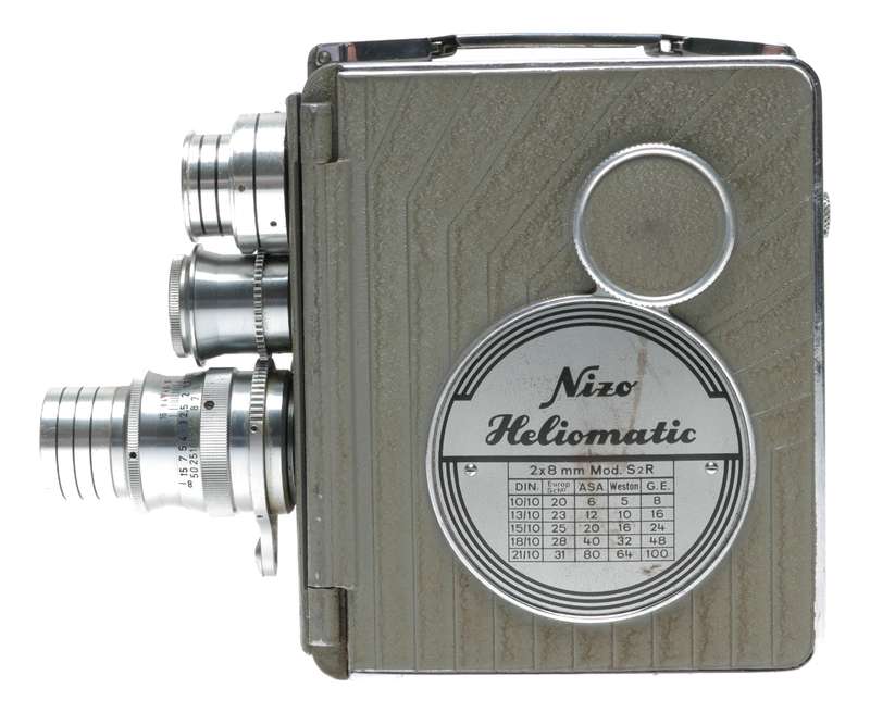 Nizo Heliomatic 2x8mm Model S2R Cine Camera Rodenstock Ronar Euron