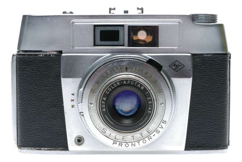 Agfa Silette Type E Viewfinder Camera Color-Apotar 1:2.8/45