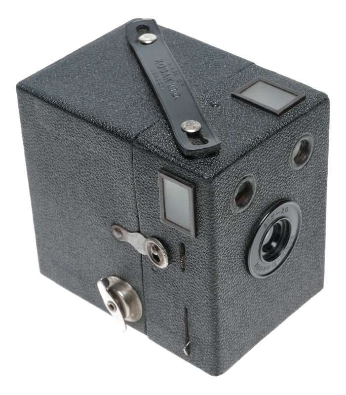 Kodak Six-20 Brownie Minor 620 Film Box Camera in Pouch Excellent Rare
