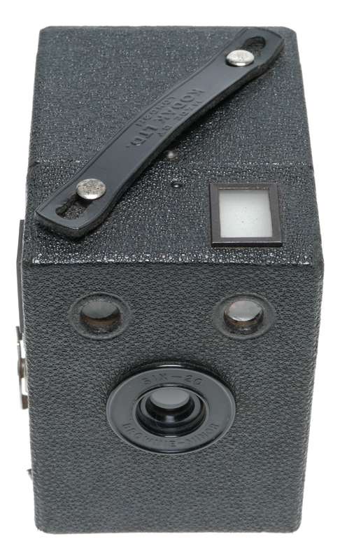 Kodak Six-20 Brownie Minor 620 Film Box Camera in Pouch Excellent Rare
