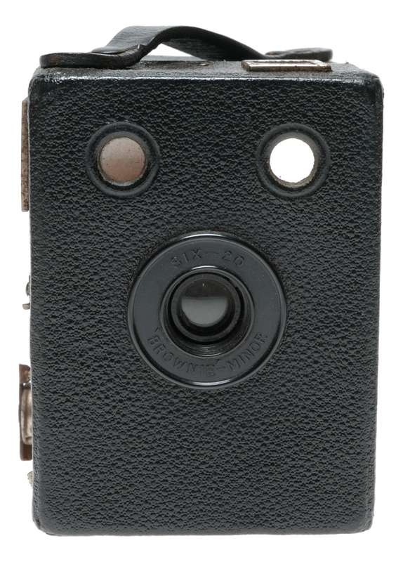 Kodak Six-20 Brownie Minor 620 Roll Film Vintage Box Camera Rare