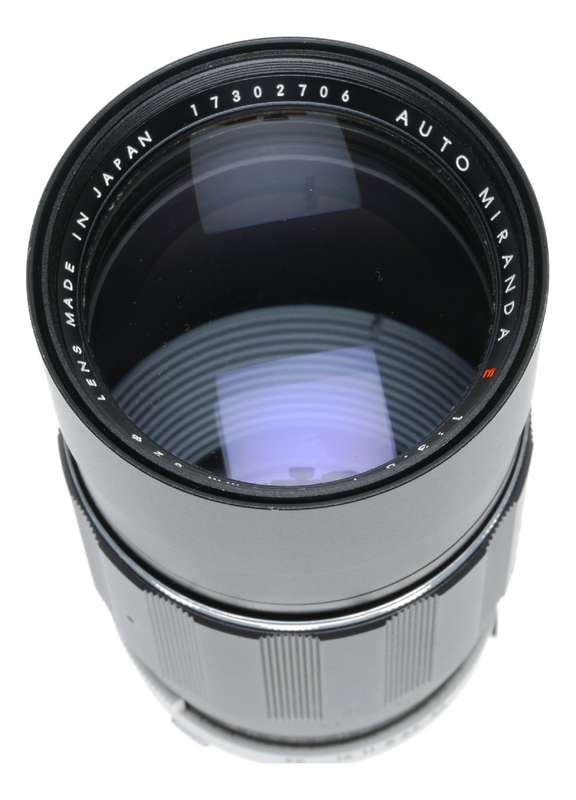 Miranda-Auto E 1:3.5 f=200mm Telephoto Lens T 35mm SLR Camera