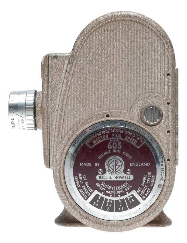Bell Howell 605 8mm Double Run Cine Camera Taylor Trital f:2.5