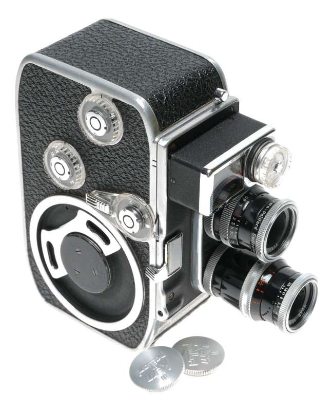 Bolex B8L Paillard 8mm Cine Movie Camera Yvar 2.8/36mm 1.8/13mm