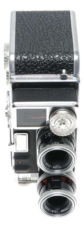 Bolex B8L Paillard 8mm Cine Movie Camera Yvar 2.8/36mm 1.8/13mm