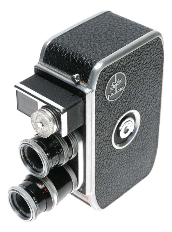 Bolex B8L Paillard 8mm Cine Movie Camera Yvar 2.8/36mm 1.8/13mm