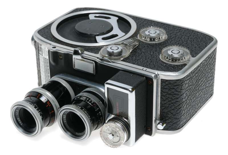 Bolex B8L Paillard 8mm Cine Movie Camera Yvar 2.8/36mm 1.8/13mm
