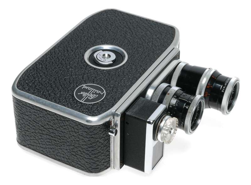 Bolex B8L Paillard 8mm Cine Movie Camera Yvar 2.8/36mm 1.8/13mm