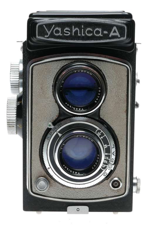 Yashica A 6x6 TLR 120 Roll Film Camera Yashikor 1:3.5 f=80mm