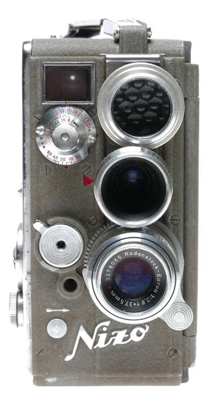 Nizo Heliomatic S2R 8mm Cine Movie Camera Grip Lenses Case