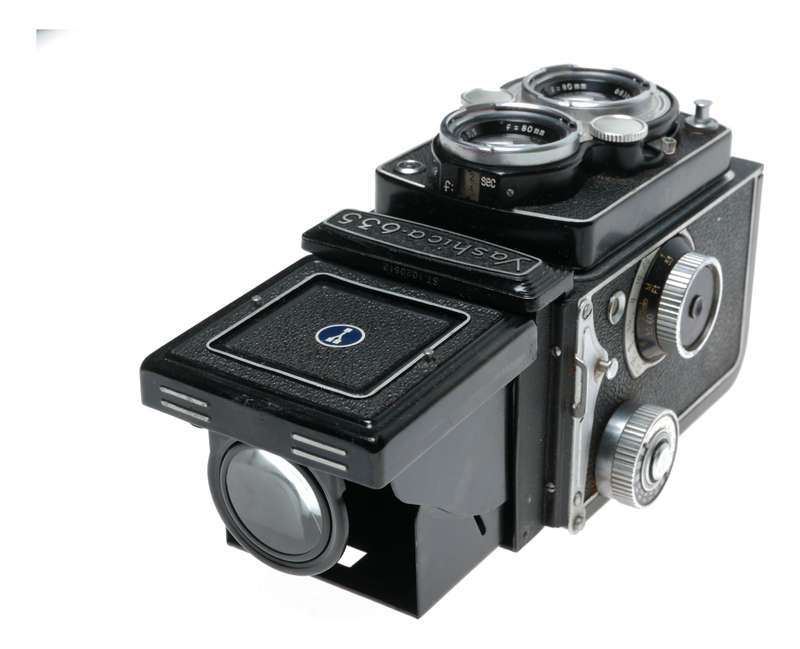 Yashica 635 TLR Camera 120 35mm Converter Yashikor 1:3.5 F=80mm