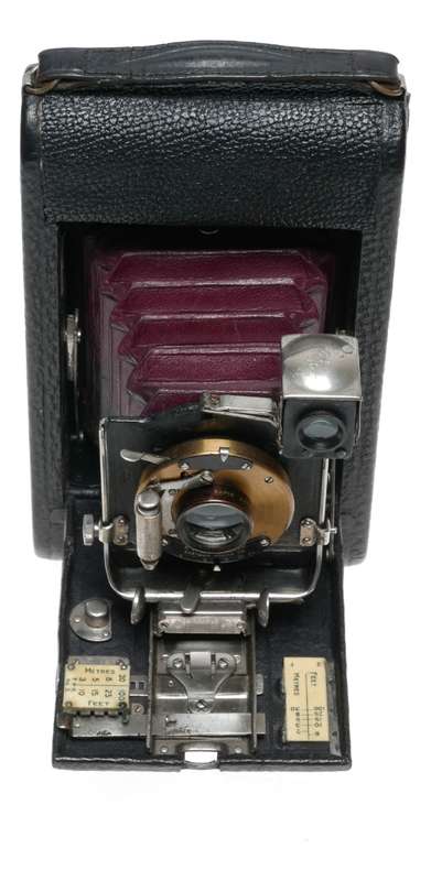 Kodak No.3 Folding Pocket Camera Model E2 Bausch Lomb Shutter