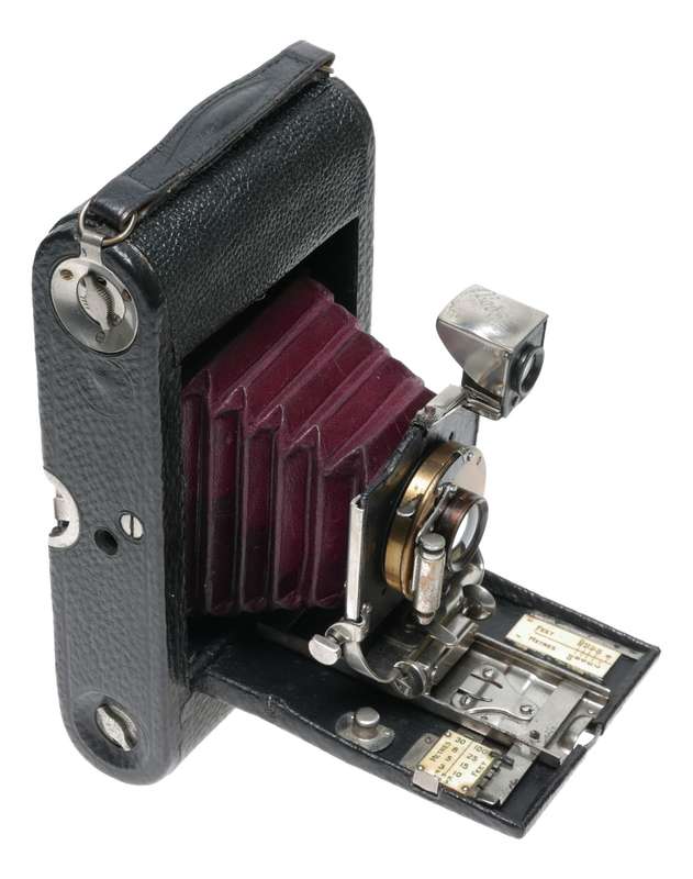 Kodak No.3 Folding Pocket Camera Model E2 Bausch Lomb Shutter
