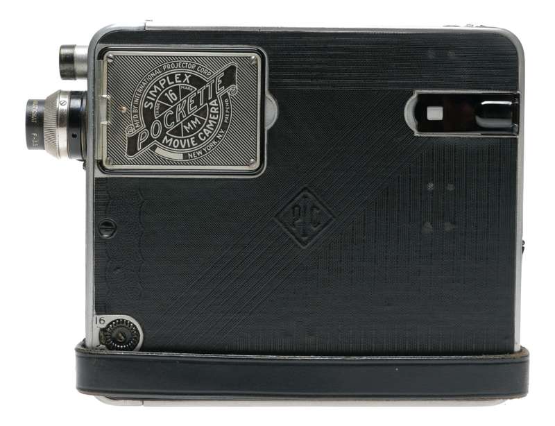 Pockette Simplex 16mm Film Cine Movie Camera Art Deco New York