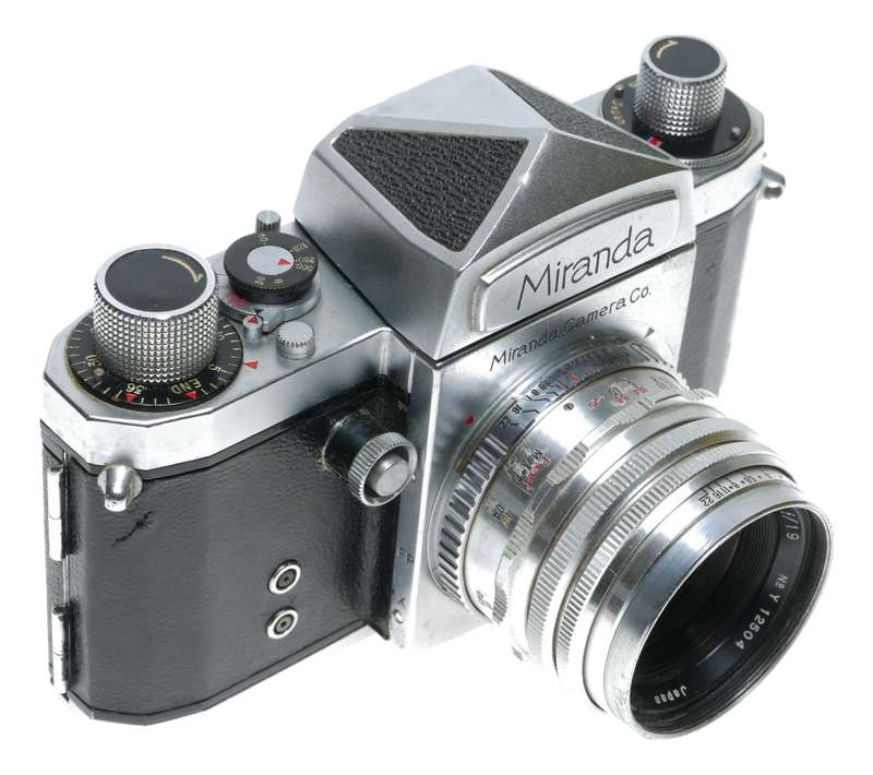 Miranda T 35mm Film SLR Camera Pentaprism Finder 1.9/50mm