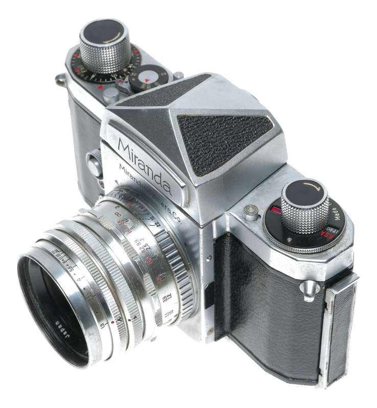 Miranda T 35mm Film SLR Camera Pentaprism Finder 1.9/50mm