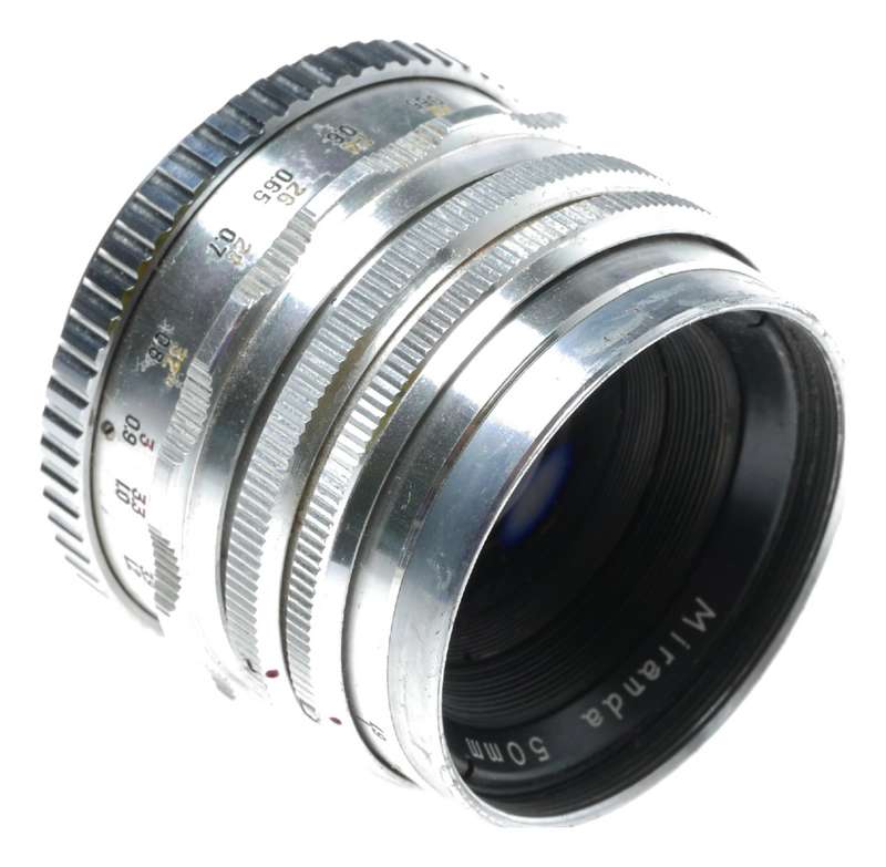 Miranda T 35mm Film SLR Camera Pentaprism Finder 1.9/50mm