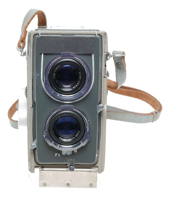 Ricohmatic 44 TLR 127 Film Camera 4x4 Ricoh 6cm f/3.5 Rare