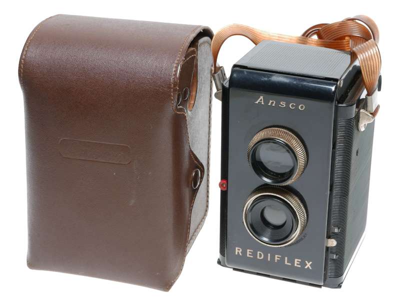 Ansco Rediflex 6x6 620 Rollfilm Pseudo TLR Bakelite Camera