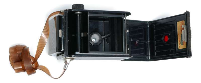 Ansco Rediflex 6x6 620 Rollfilm Pseudo TLR Bakelite Camera